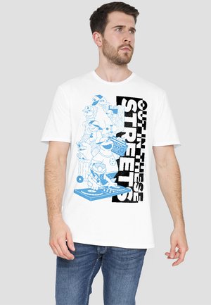 SESAME STREET OUT IN THESE STREETS - Print T-shirt - white