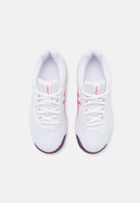 ASICS GEL DEDICATE 8 UNISEX - Tenisice za sve terene - white/dragon fruit