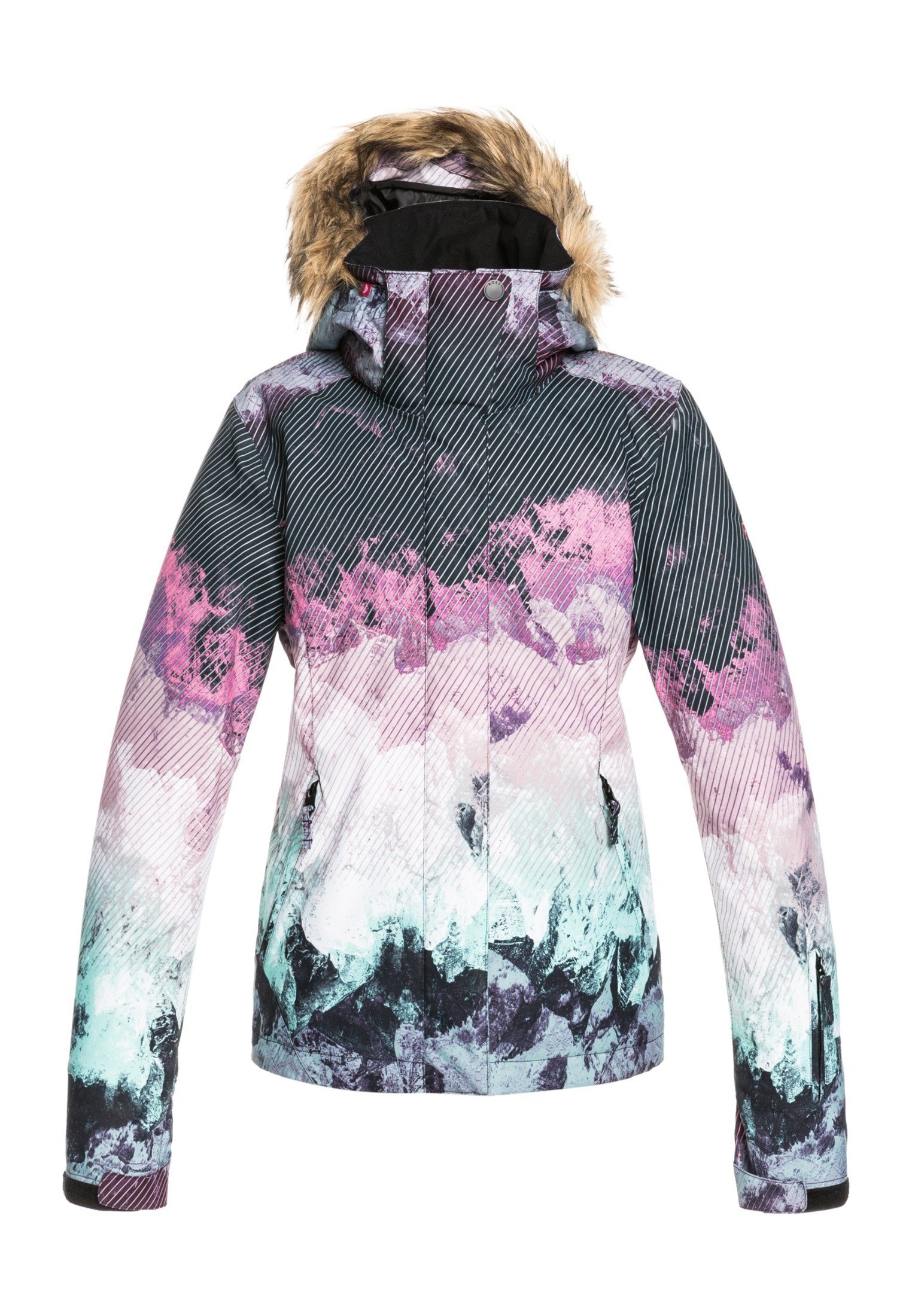Roxy JET SKI - - Chaqueta de invierno - true black pokhara/antracita -  Zalando.es