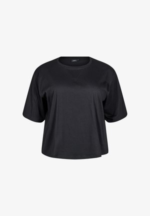 Zizzi BOXY - T-shirt basic - black