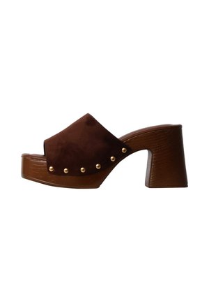 Super Mode SANDALE À TALON SUPER MODE JOALICE - Mules à talons - marron