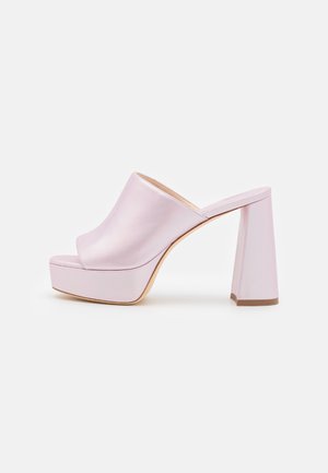 Bettina Vermillon ANITA - Mules à talons - pearl rose
