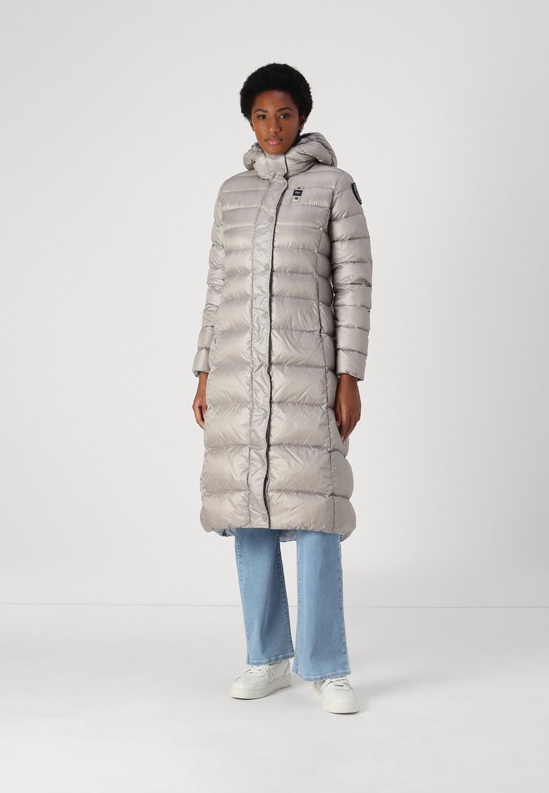 Blauer ANITA - Kaput ispunjen paperjem - grigio nebbia/blue