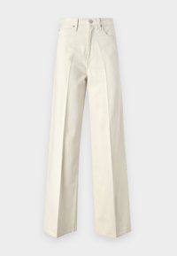 WIDE - Wide leg - denim ecru