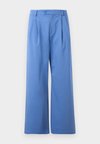 ULTRA WIDE LEG PLEATED PANT - Kelnės - blue
