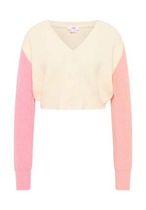 myMo, CARDIGAN - Strickjacke - wollweiss
