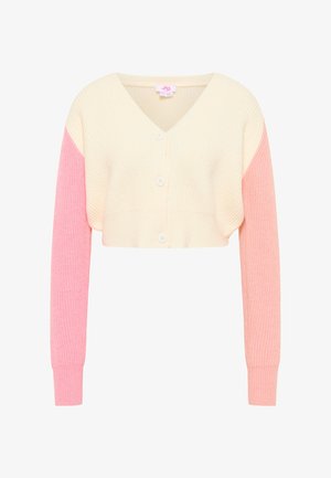 myMo, CARDIGAN - Strickjacke - wollweiss