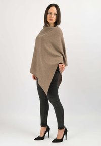 Dalle Piane Cashmere PONCHO - Pončo - visone