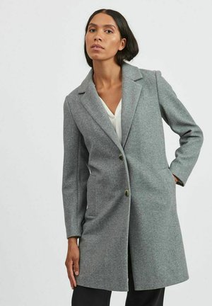 Halflange jas - medium grey melange