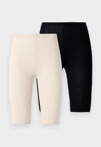 JDYAVA BIKER 2 PACK - Shorts - black/peyote