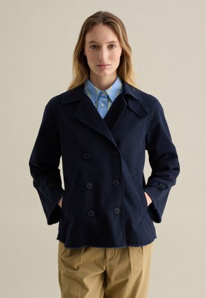 DOUBLE-BREASTED  - Summer jacket - navy blue