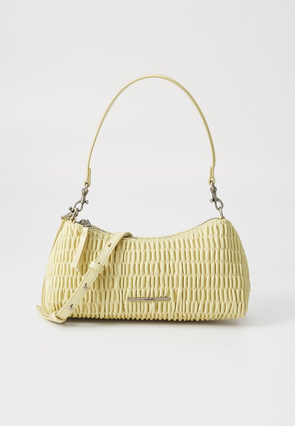 RUCHED DROP SHOULDER BAG - Handbag - parsnip