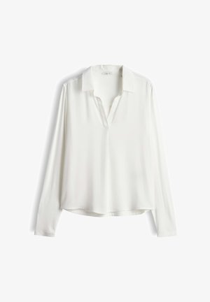OPUS, OPUS LANGARMBLUSE FLASTI - Bluse - milk
