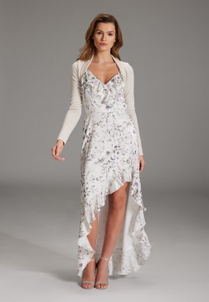 BOLERO - Neuletakki - grey white