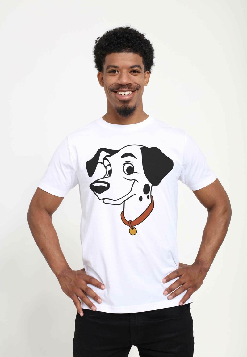 Disney 101 DALMATIANS PONGO BIG FACE UNISEX - T-shirts print - white