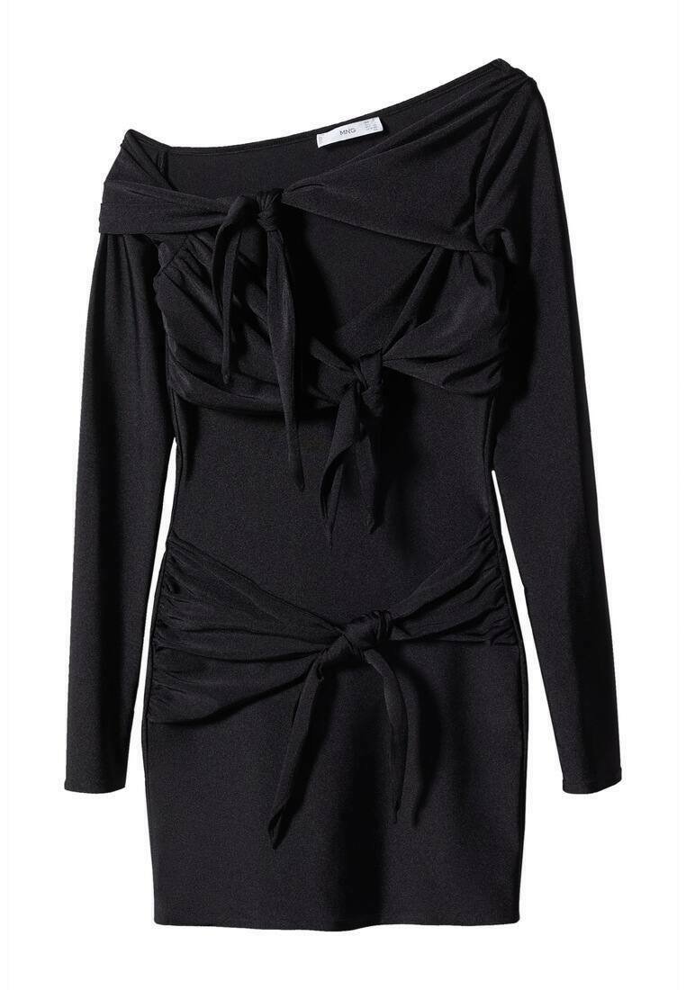 Mango Etui-jurk zwart Mango Etui-jurk zwart