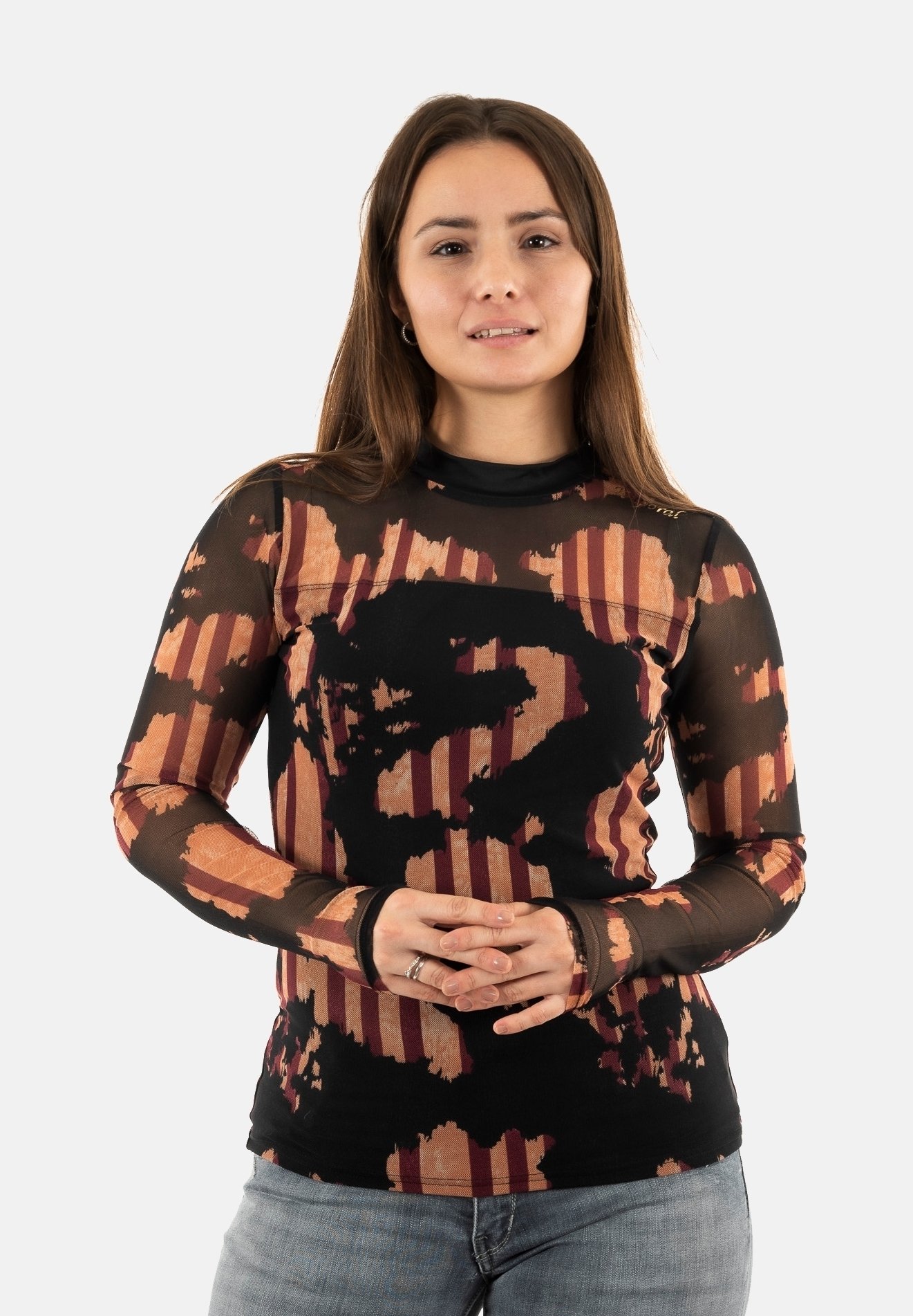 Puma Maglia a Maniche Lunghe Donna - Run Cloudspun High Neck - Pristine