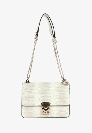 Guess ELIETTE LOGO CONVERTIBLE FLAP - Sac bandoulière - taupe
