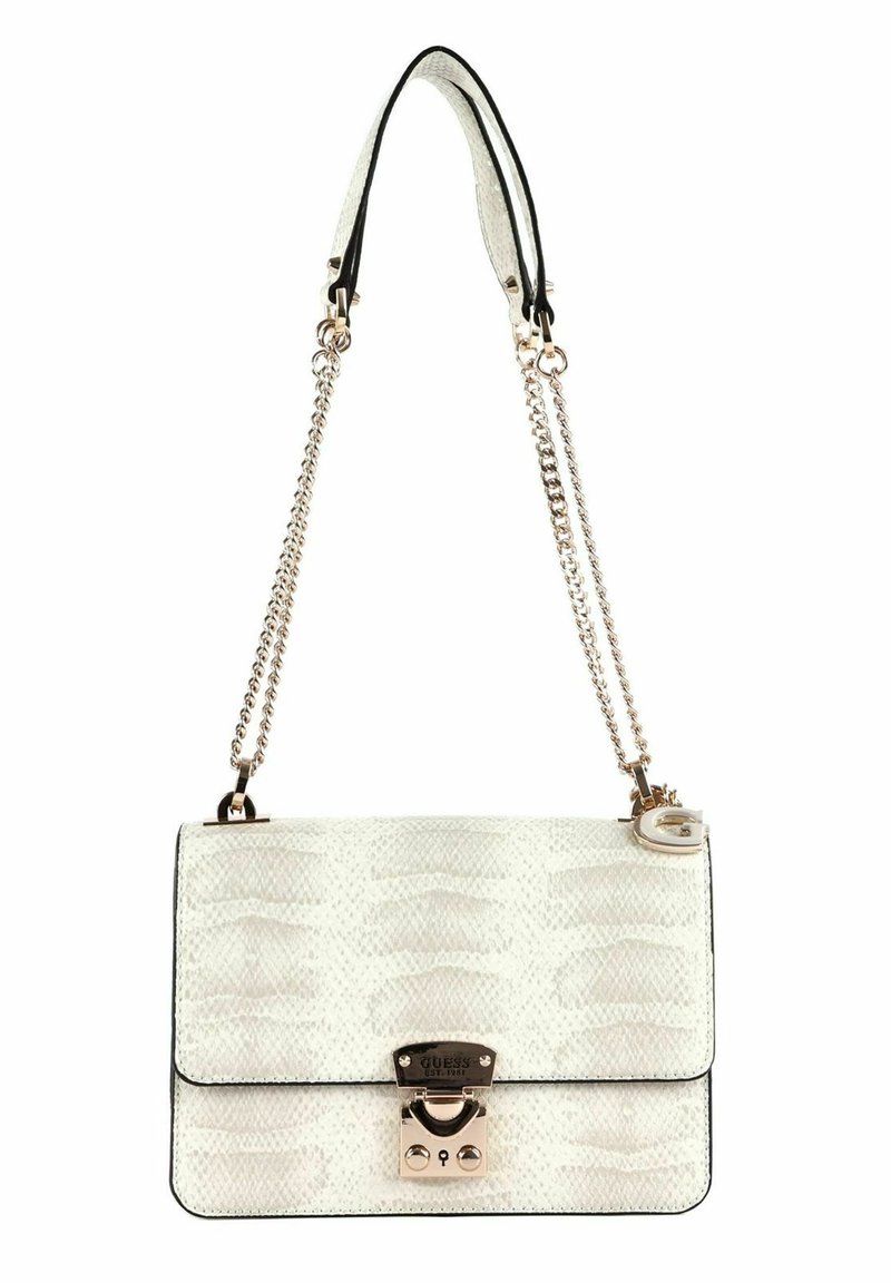 Guess ELIETTE LOGO CONVERTIBLE FLAP - Sac bandoulière - taupe