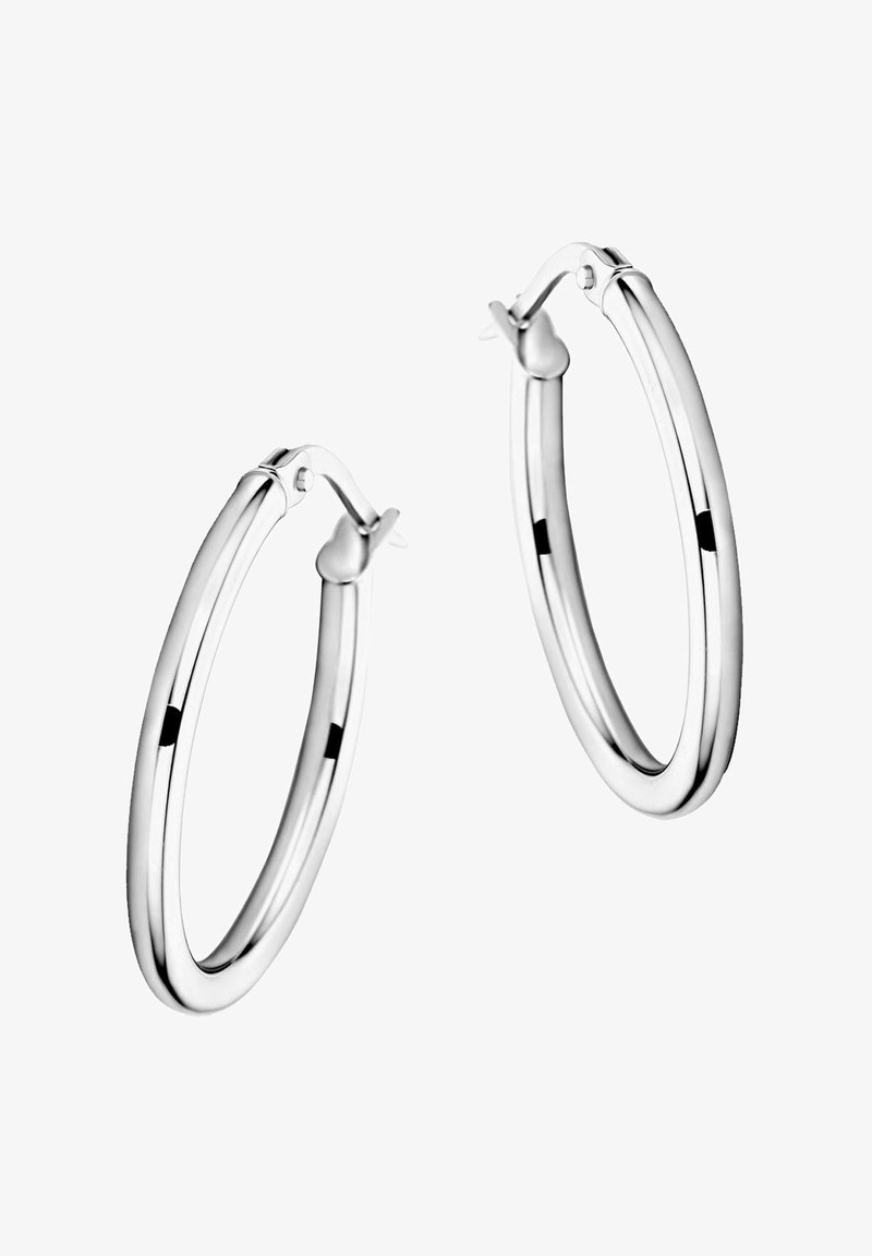 DIAMANT L'ÉTERNEL PLAIN CREOLE  - Auskari - white gold