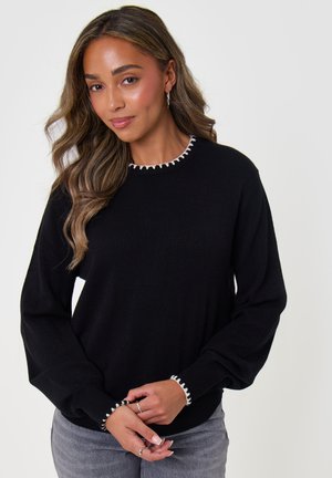Threadbare JAZZ - Strickpullover - schwarz