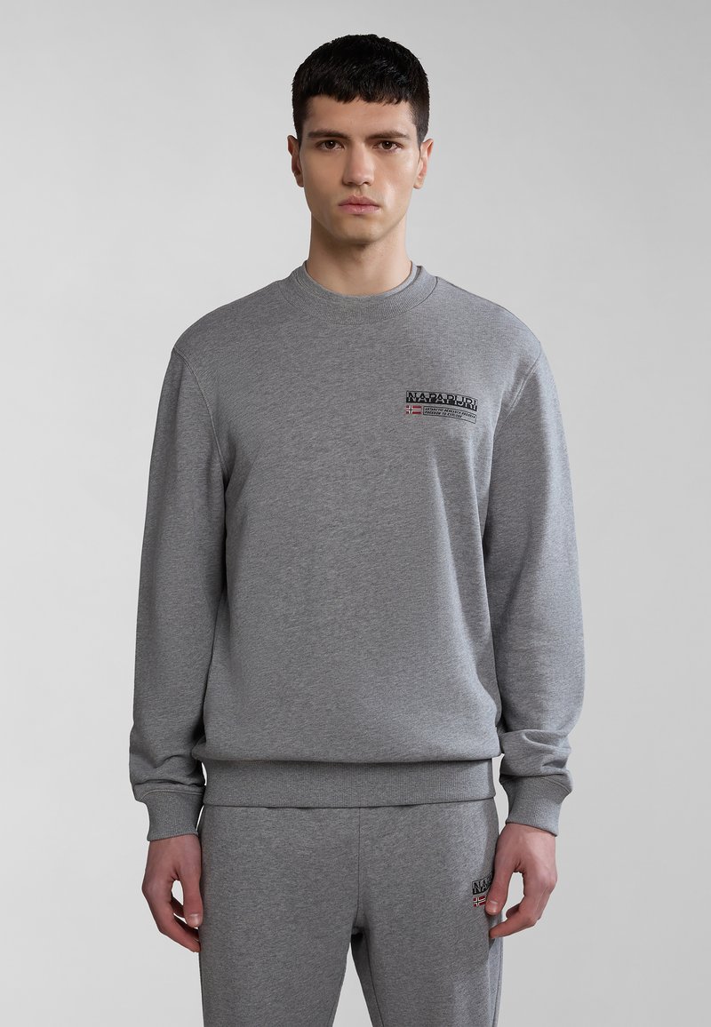 Napapijri - KASBA - Sweater - medium grey melange, Vergroten