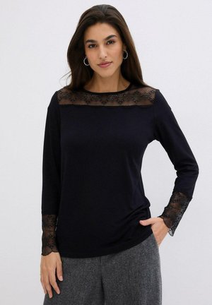 LANGARMSHIRT - Camicetta - black