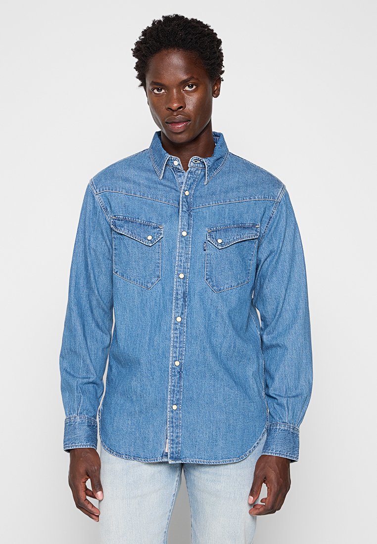 Levi’s® Overhemd donkerblauw denim