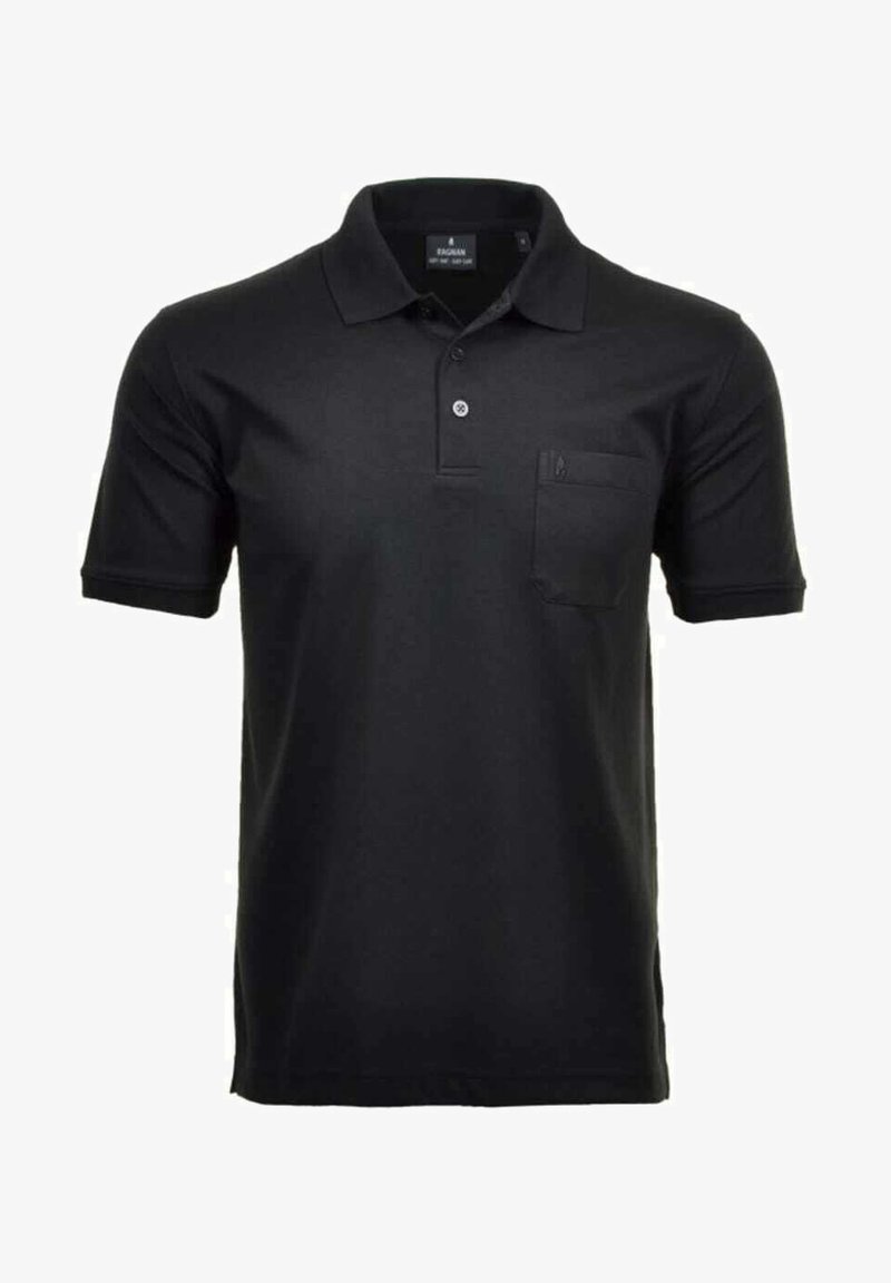 Ragman Poloshirt - schwarz