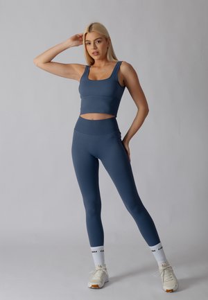 Carlheim CARLHEIM SCULPT SEAMLESS LEGGINGS LEGGINGS - Tights - ocean blue