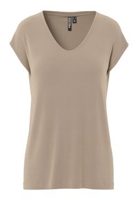 Pieces T-shirt basique - silver mink