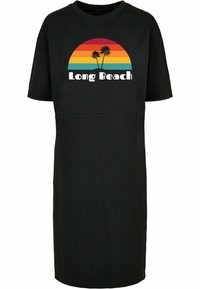 Merchcode LONG BEACH - Jerseykleid - black