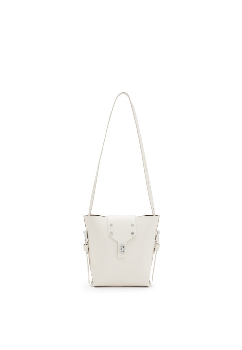AllSaints MIRO CROSSBODY - Cross body bag - desert white