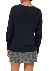 s.Oliver MIT V-AUSSCHNITT - Trui - navy