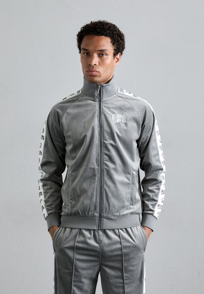 Billionaire Boys Club SMALL ARCH LOGO TAPED TRACK  - Tréning dzseki - charcoal