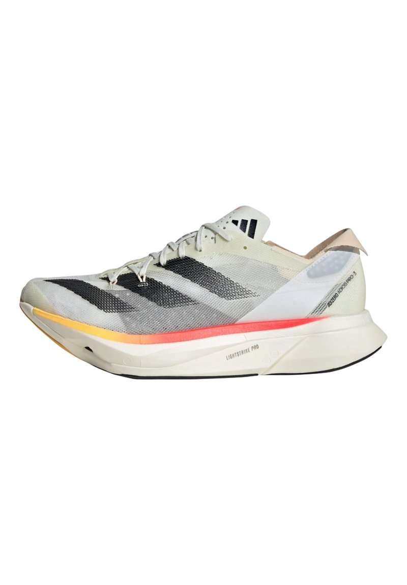 adidas Performance ADIOS PRO - Apavi skriešanai pa asfaltu - ivory   core black   crystal sand