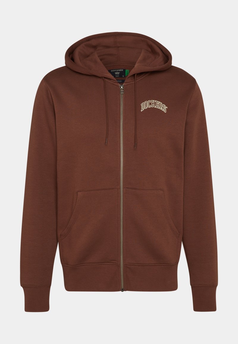 Dockers Sweater met rits bruin Dockers Sweater met rits bruin