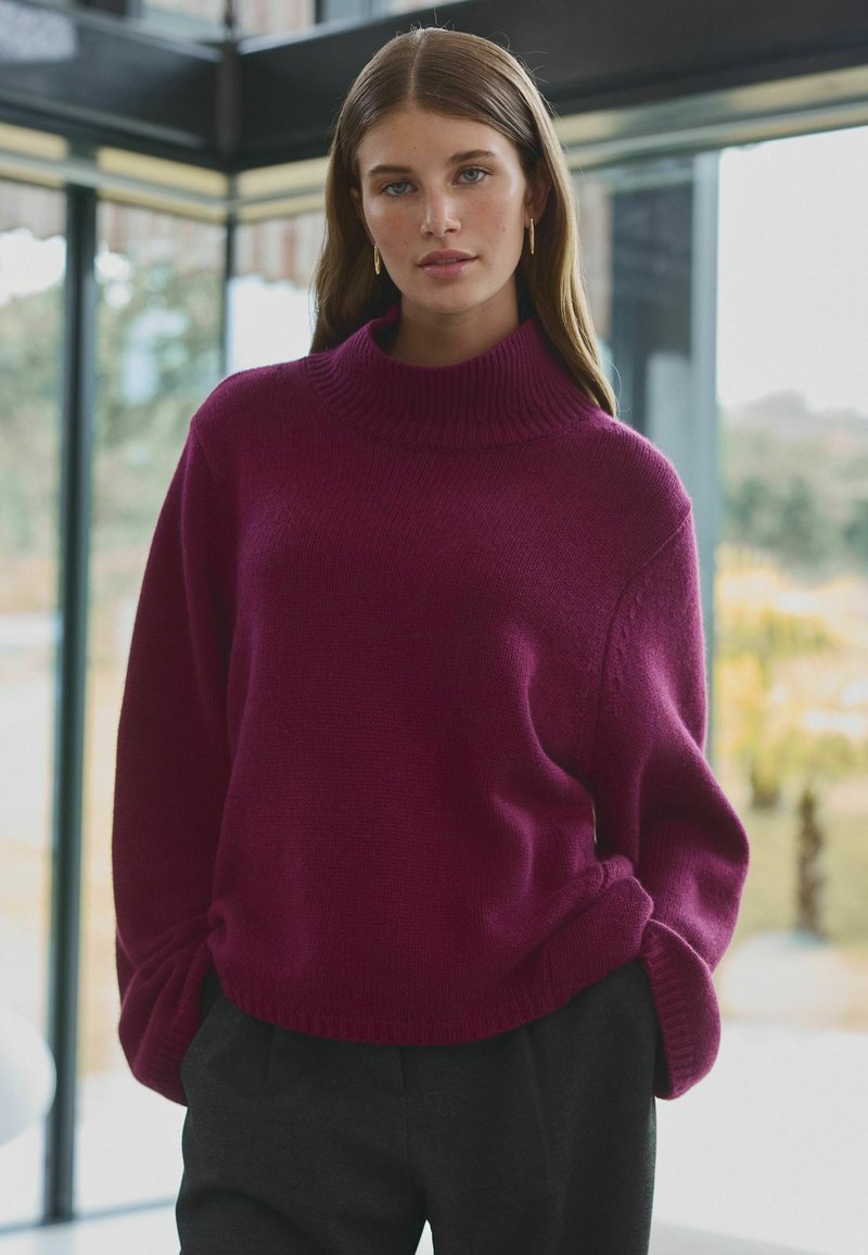 Next RELAXED FIT - Pullover - red burgundy
