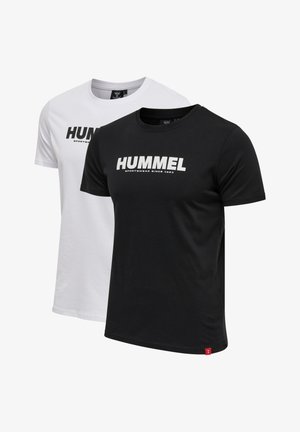 HMLLEGACY - Print T-shirt - black/white
