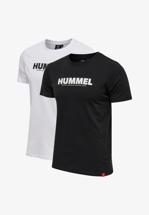 HMLLEGACY - T-Shirt print - black/white