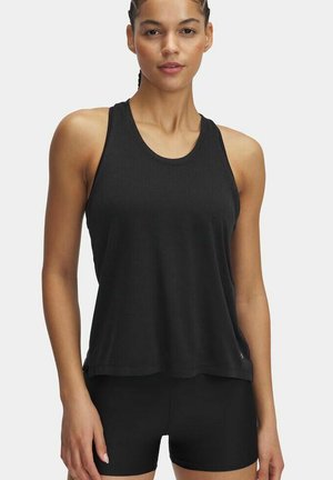 LAUNCH CAMO SINGLET - Top - black black