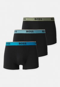 Unausgewählt, schwarz/türkis/oliv