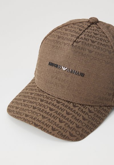 Emporio Armani BASEBALL HAT UNISEX - Kšiltovka - chocolate chip