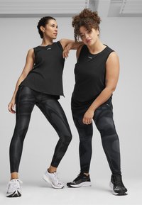 Puma RUN FAV VELOCITY - Leggings - black print