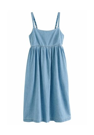 REGULAR FIT-STRAPPY  - Robe en jean - mid blue