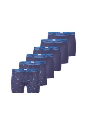 6ER PACK - Panties - blau gemustert