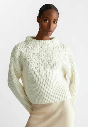 LIU JO WITH EMBROIDERY - Trui - white