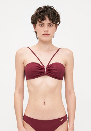 Copenhagen Studios BANDEAU - Haut de bikini - wine red