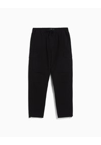 Bershka Cargobyxor - black