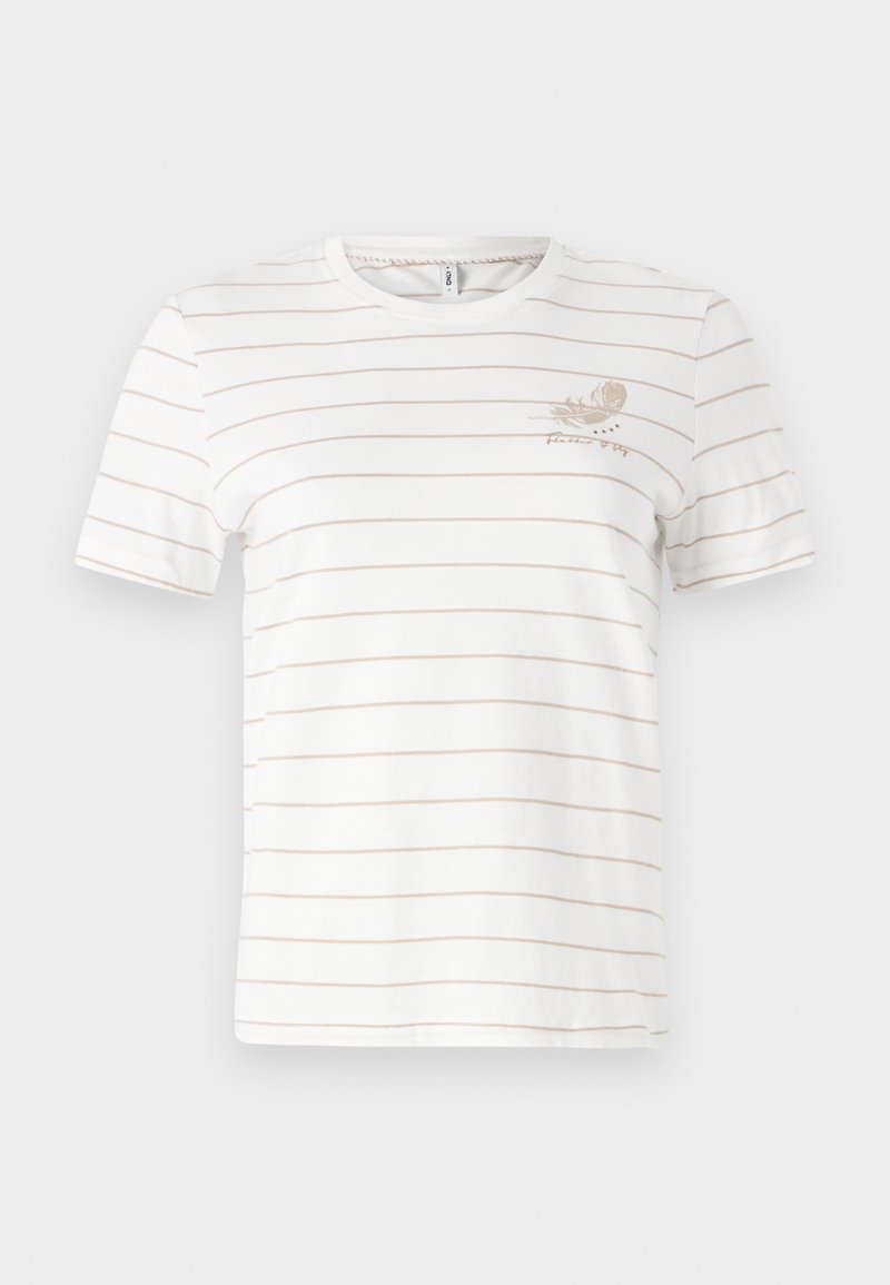 Only T-shirt print crème Only T-shirt print crème